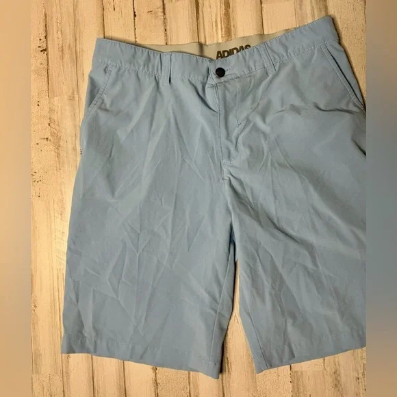 Adidas Golf Shorts Mens 34 Blue Performance Flat Front Casual - Picture 3 of 10